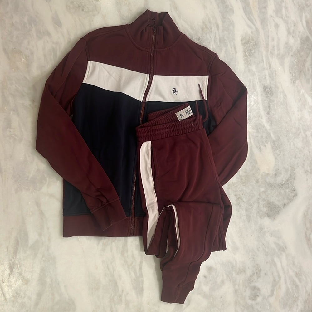Men’s original penguin sweatsuit size S
